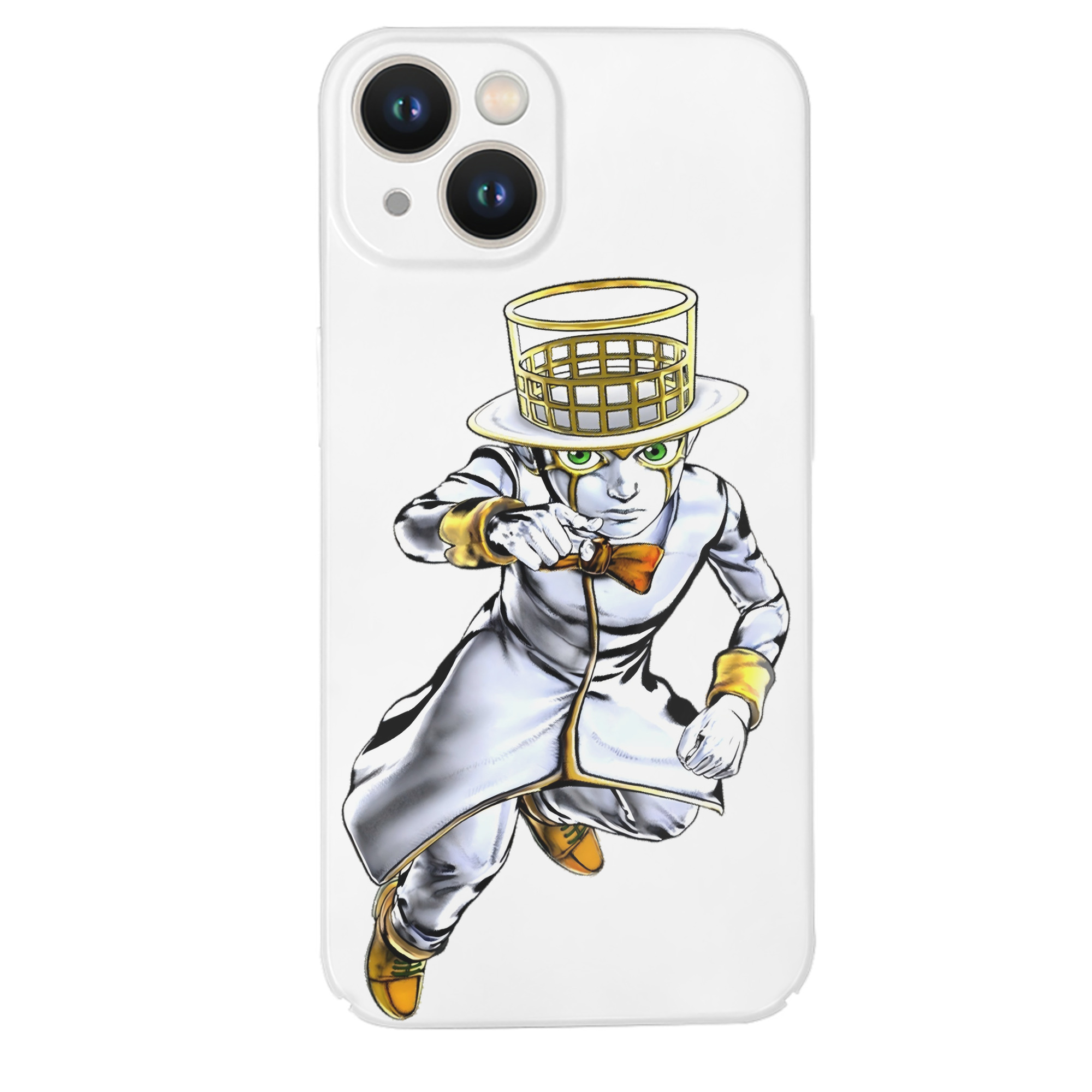 （画像用） ジョジョの奇妙な冒険 岸辺 露伴（きしべ ろはん） JoJo's Bizarre Adventure Rohan Kishibe 【iPhone 14シリーズ対応】ハードケース
